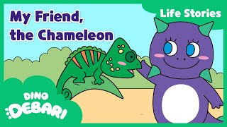 [ENG] 🦖ep. 23 | My Friend, the Chameleon | Dino Debari Life Stories  | DebariTV