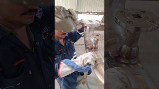 2G position me weldolet TIG welding #welder #welding #tigwelding #weldingprocess #reels #shorts #tig