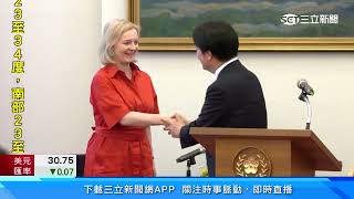見特拉斯談外交政策！賴清德：盼各國支持台灣｜三立新聞網 SETN.com