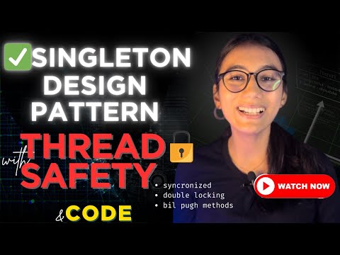 Singleton Design Pattern with Thread Safety & interview imp questions | code implementation | simple