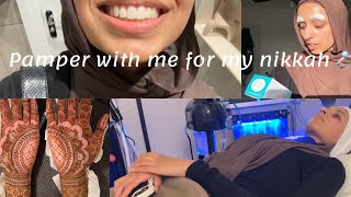 Pamper with me for my nikkah💍… I’m getting married