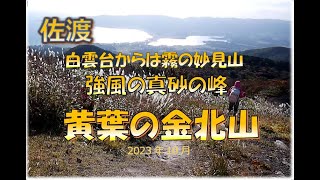 金北山縦走　白雲台とドンデン山荘