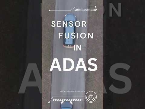 Sensor Fusion in ADAS #sensorfusion #adas #automotive #embeddedworld #embedded