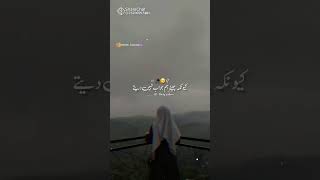 #/jabb kio dil dukhaye jabbh khamosh hojao kio ki jine ham javabh nahi deate une allaha #jawab deta