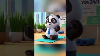 Panda Benben’s Workplace Adventures: Yoga Master#Panda#WORKPLACE#YogaMaster #cute