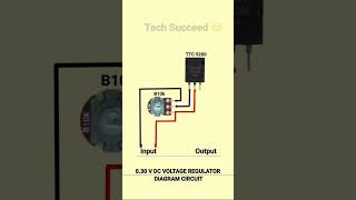 0.30 V DC VOLTAGE REGULATOR DIAGRAM CIRCUIT #automobile #circuitdiagram  #connection #simplecircuit