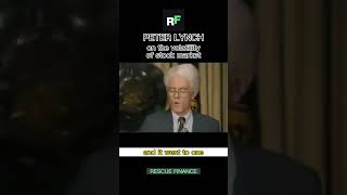 Peter Lynch on market volatility and why it is good for the public #peterlynch #volatility #stocks