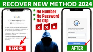 😥 Gmail Account Recovery Kaise Kare | How To Recover Gmail Account | Google Account Recovery | 2024