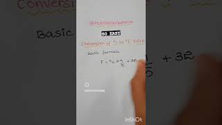 conversion of °c to °f #maths #conversion #fahrenheit #centigrade #mathematics #mathreels #shorts