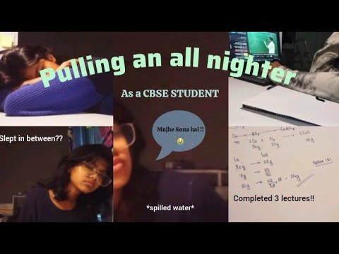 Staying up ALL NIGHT !! *WOKE EVERYONE UP* 😬🌟 | CBSE student life