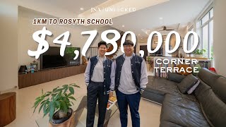 Luxus Hills | Rare 5-Bedroom Corner Terrace Within 1KM to Rosyth School | Under $5M Gem!
