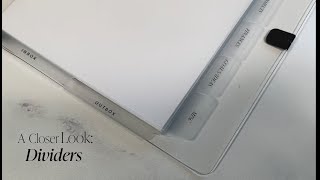 A Closer Look: Dividers | Cloth & Paper