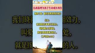 面对失败挫折的祷告 40 扎根真理为好孩子生命成长祷告 人生智慧  信仰  祷告  家庭幸福  婚姻稳定  孩子健康