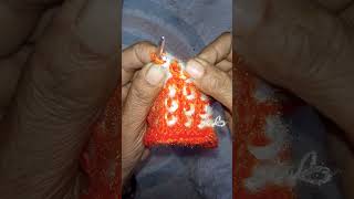 how to knit two colour #baby sweater design#netting design short video ❤️❤️