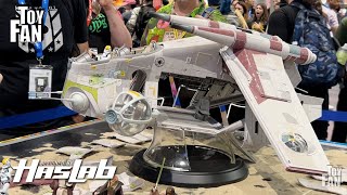 HASLAB Star Wars Vintage Collection LAAT/i Gunship Upclose Look│SDCC '25