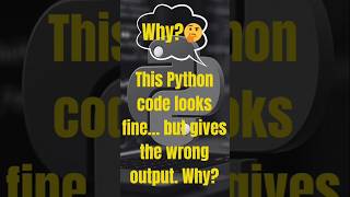 This Python Code Has a Bug! Can You Spot It? | Python Dry Run