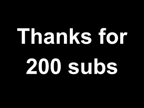 200 Sub Special!