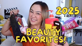 BEAUTY FAVORITES 2025! BEST MAKEUP, SKINCARE, HAIR CARE AND BATH ESSENTIALS!
