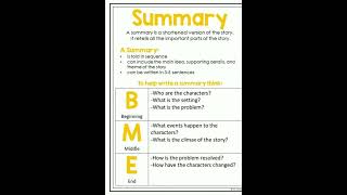 What is summary and Trick to make summary