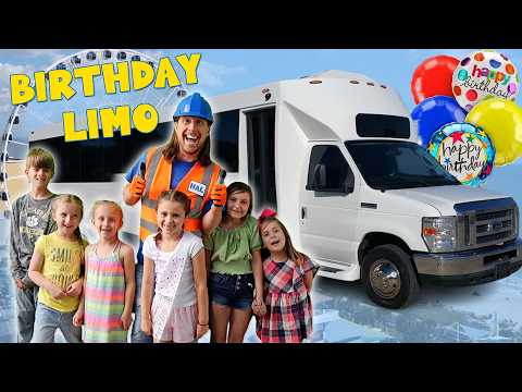 Limo Birthday Party Limo Ride | Handyman Hal Happy Birthday Party on a Limo Bus