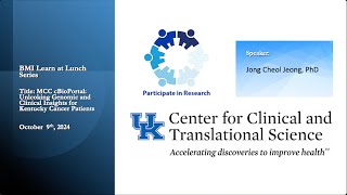 MCC cBioPortal Unlocking Genomic and Clinical Insights for Kentucky Cancer Patients