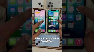 “iPhone 11 vs iPhone 15 Speed Test | Real-World Performance Comparison!”