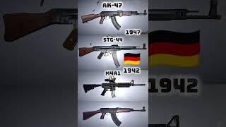 AK-47 1947 STG-44 1942 M4A1 1954 Sa vz.58 1956 4 Assault Rifle