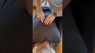 I Can't Believe How Loud His Back Cracked! #chiropractic #crack