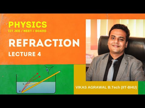 Refraction | Lecture-4 | Vikas Agrawal, BTech IIT BHU |Physics| JEE Main | JEE Advanced |NEET |Board