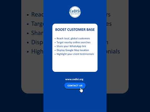 A Simple Website Can Double Your Customer Reach | CeDISI NGO | Empowering Indian MSMEs