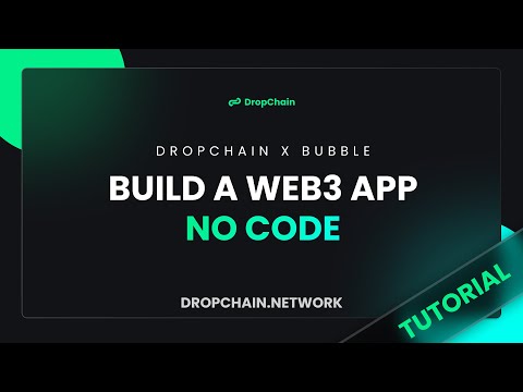 Build a Web3 Social Media App No-Code With the DropChain API & Bubble - FULL TUTORIAL