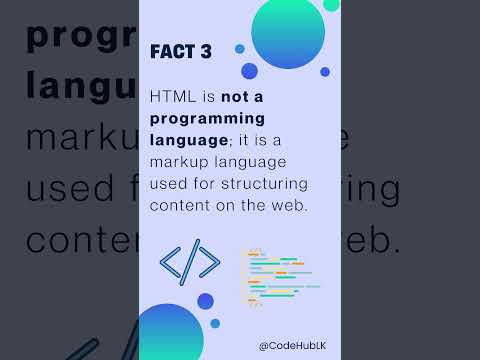 HTML | HyperText Markup Language Facts for Beginners 🖥📱🎆- Part 1