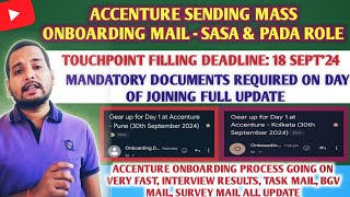 GOOD NEWS: Accenture Mass Onboarding🔥 |Touchpoint Link | Action Items | Countdown to Accenture,OL,JL