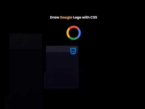 DRAW GOOGLE LOGO WITH CSS