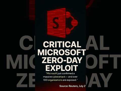 Microsoft Zero-Day Hack Hits Over 100 Orgs — FBI Responds #technews