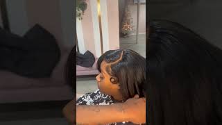 12 & 14 Inch Frontal Sew-In ❤️#frontalinstall #frontalsewin #sewin #chicagohairstylist #chicagohair