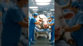 Cow and Doctor Story 😓😓 #ai #cow #doctor #youtubeshorts #viralshorts #shorts