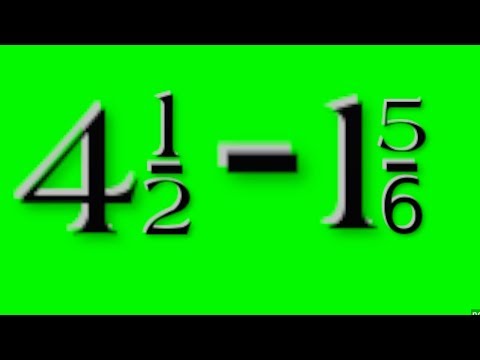 Math: Subtracting Mixed Numbers made simple