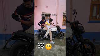 Royal Enfield Hunter 350 2025 With Pillion 🤔 #royalenfield #hunter350 #shorts #royalenfieldbullet