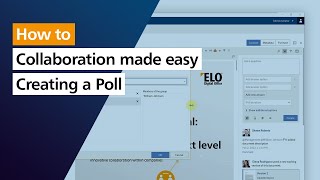 Enterprise Content Management (ECM): Creating a Poll in ELO ECM