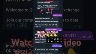 How to withdraw $900 Quantum Wallet Airdrop to USDT #shorts