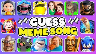 GUESS MEME & WHO'S DANCING 2025 Edition🎤🎵 🔥| Tung Tung Sahur, Wednesday, Capuchino, MrBeast|fastQUIZ