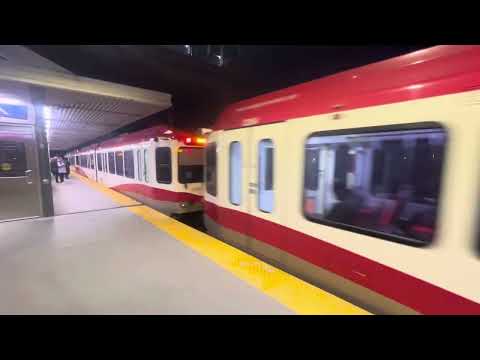 Red Line train at University Station