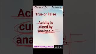 acidity is cured by analgesic | true or false | acids bases and salts #shorts #short