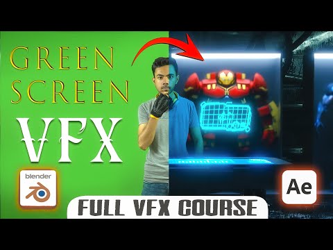 IRONMAN  VFX USING BLENDER | Blender Tutorial | Green Screen Tutorial | VFX Tutorial