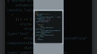 Master Nested Forms in React with Formik #ReactJS