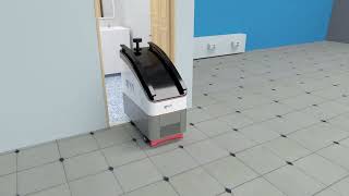 3D Robot   Warehousel Cleaning