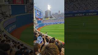 2025.7.12 巨人 グリフィン投手へのグランドスラムコール