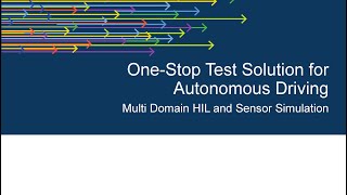 One Stop Test Solution for Autonomous Driving | ADAS iiT