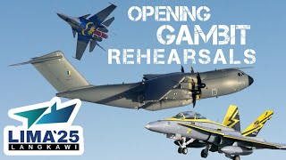 LIMA 25 Airshow | Langkawi 15-5-25 Opening Gambit Rehearsals
